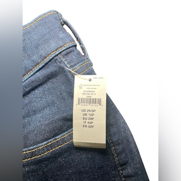 Gap New Vintage Slim High Rise Jeans 29 Petite - Picture 7 of 8